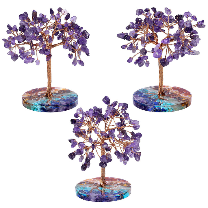 Olivenorma Chakra Gravel Round Base Feng Shui Tree