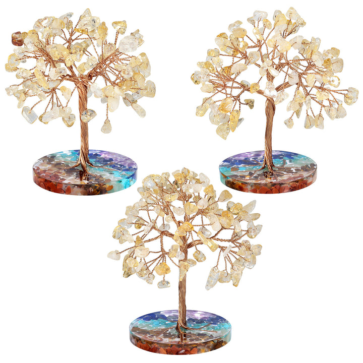 Olivenorma Chakra Gravel Round Base Feng Shui Tree