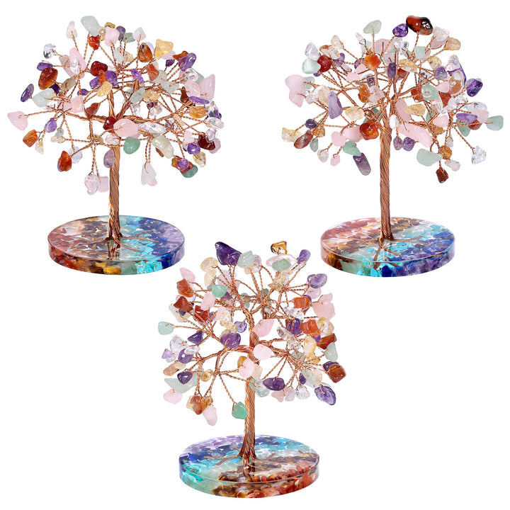 Olivenorma Chakra Gravel Round Base Feng Shui Tree