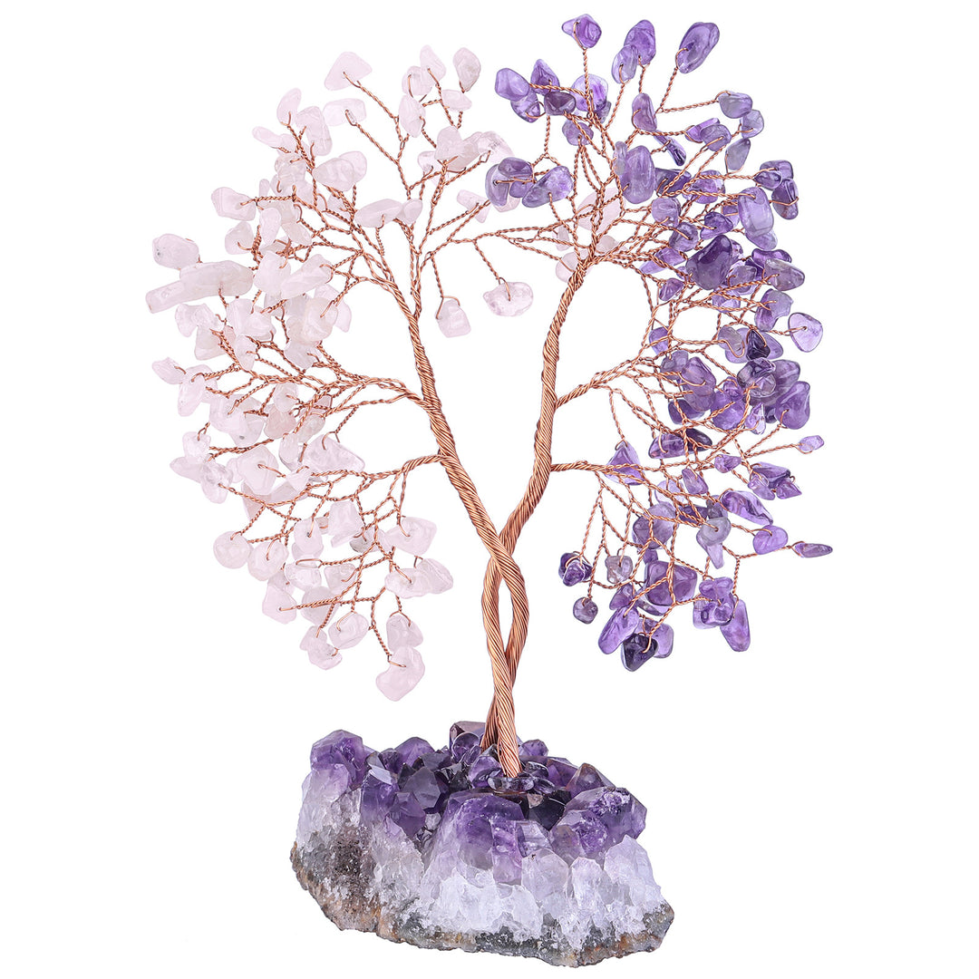 Olivenorma Amethyst Mine Base Concentric Feng Shui Tree