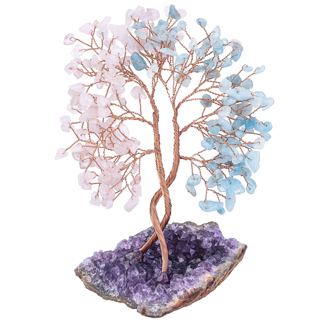 Olivenorma Amethyst Mine Base Concentric Feng Shui Tree