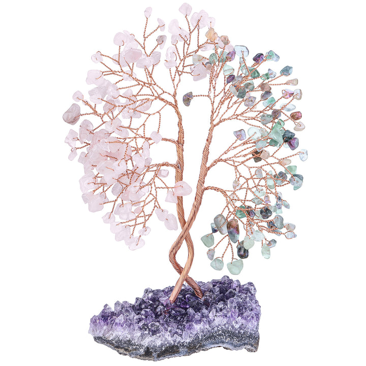 Olivenorma Amethyst Mine Base Concentric Feng Shui Tree