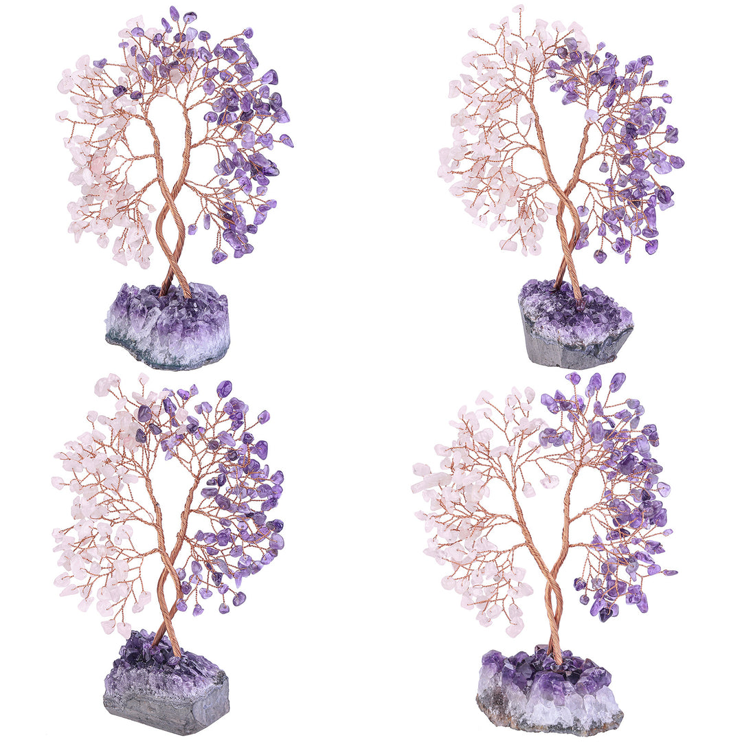 Olivenorma Amethyst Mine Base Concentric Feng Shui Tree