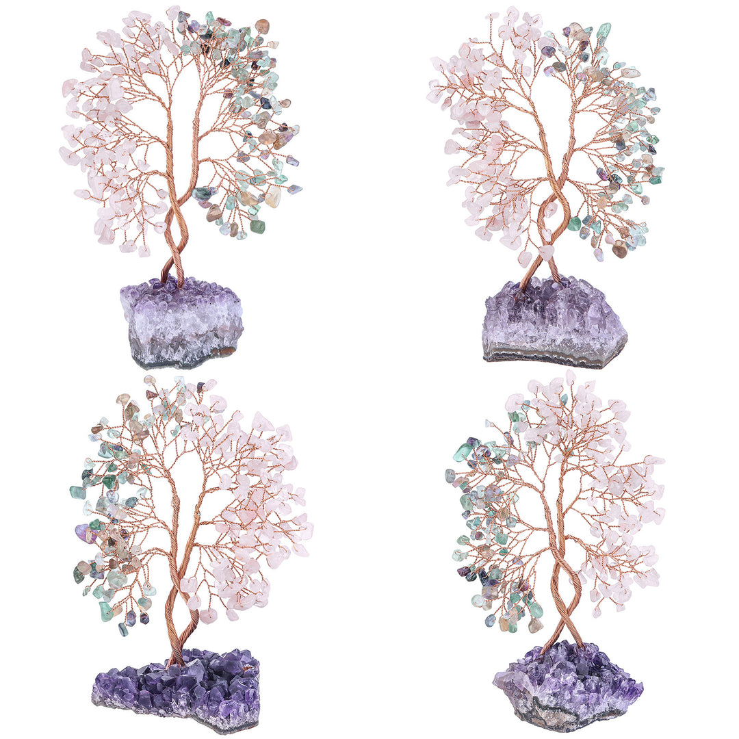 Olivenorma Amethyst Mine Base Concentric Feng Shui Tree