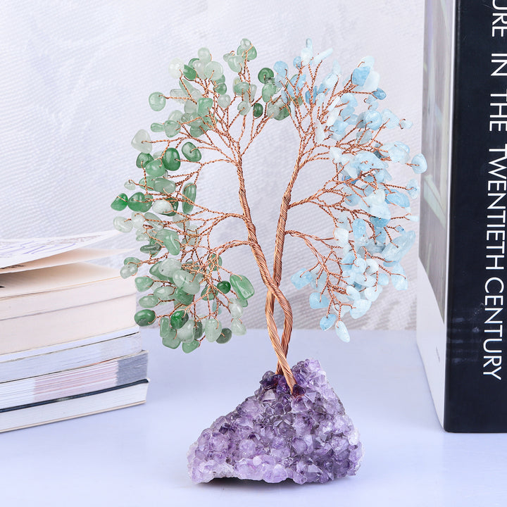 Olivenorma Amethyst Mine Base Concentric Feng Shui Tree