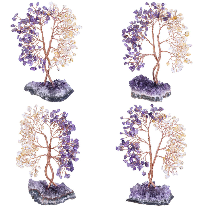 Olivenorma Amethyst Mine Base Concentric Feng Shui Tree