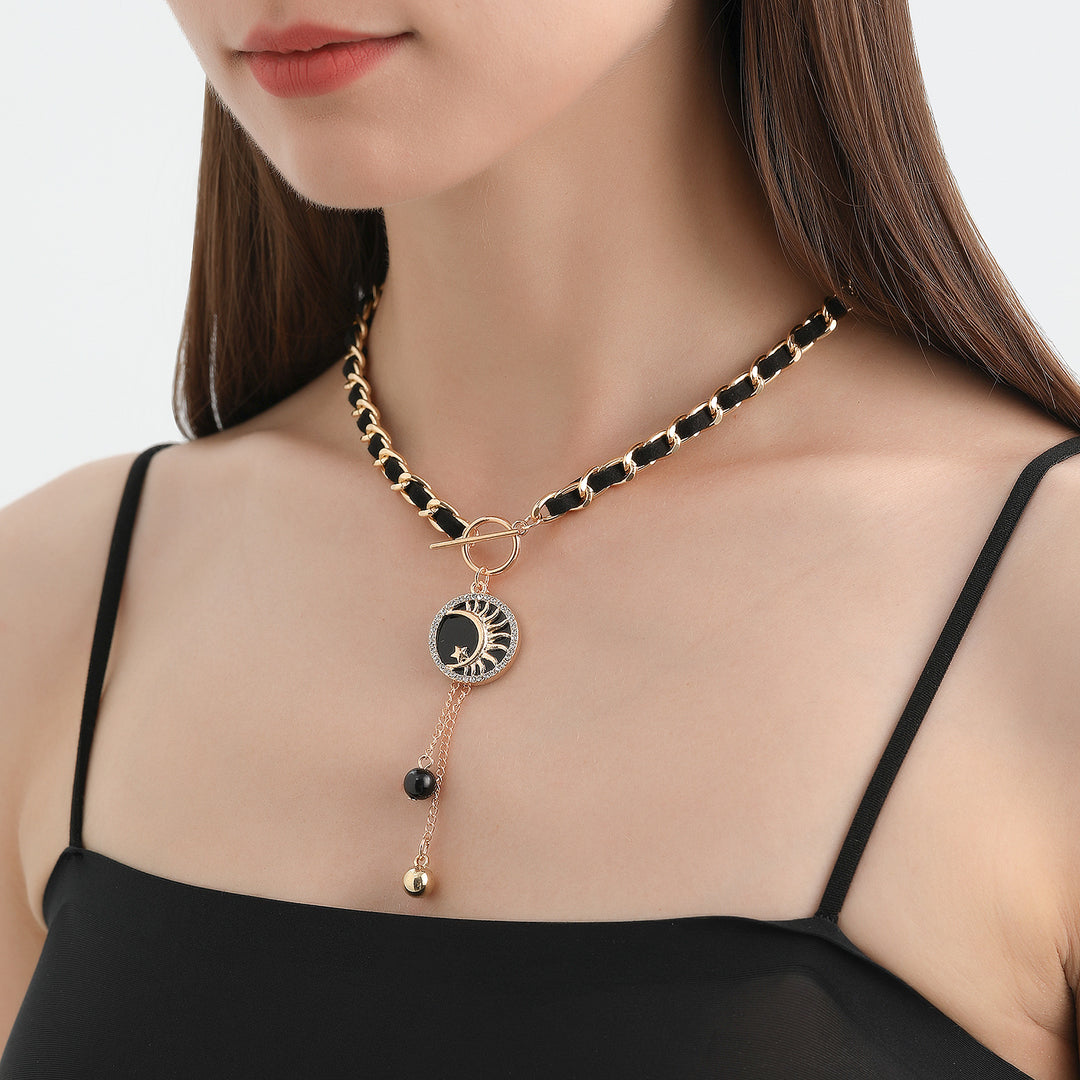 Olivenorma Black Wrap Velvet Choker Necklace