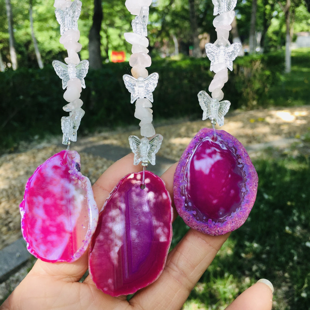 Olivenorma Tree Of Life Crystal Agate Wind Chime