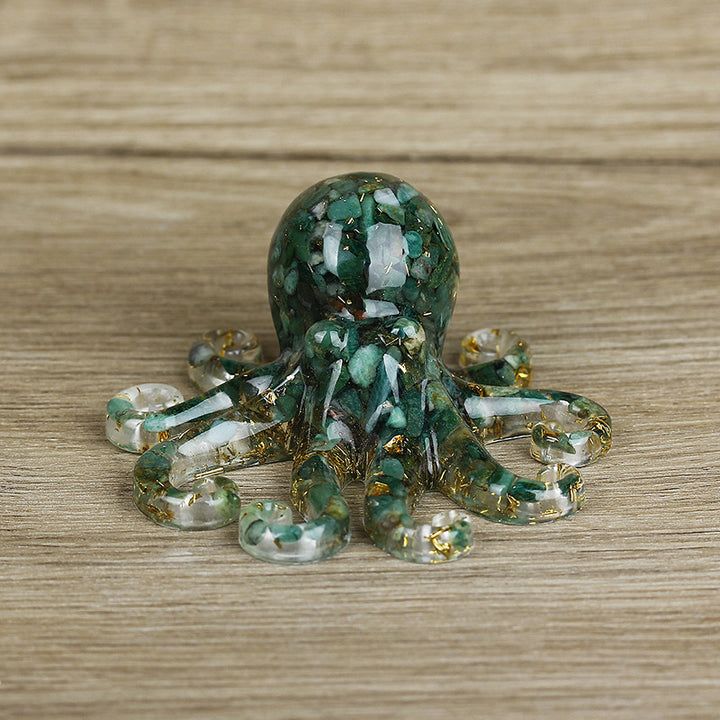 Olivenorma Deep Sea Wisdom Crystal Octopus Gemstone Decoration - image 22