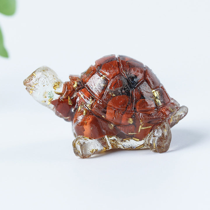 Olivenorma Crystal Gravel Glue Little Turtle Gemstone Decoration