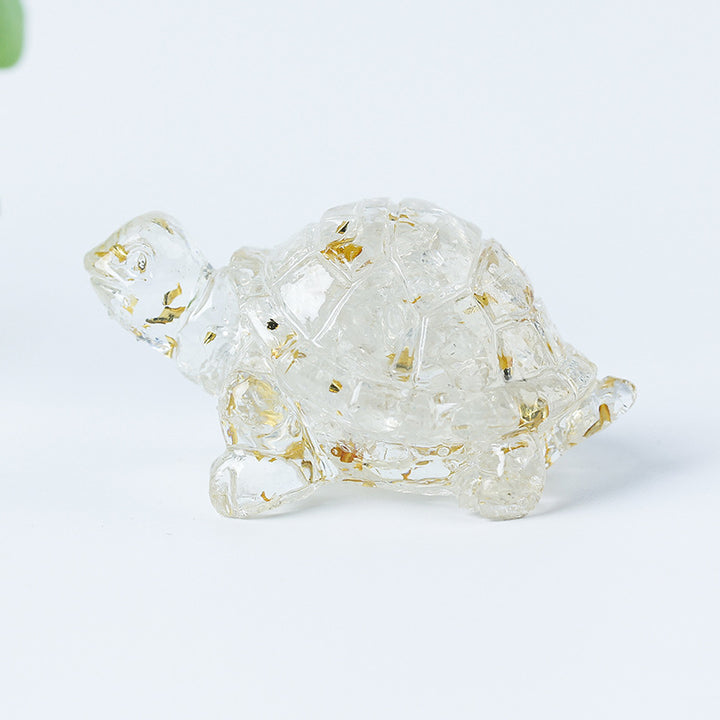 Olivenorma Crystal Gravel Glue Little Turtle Gemstone Decoration