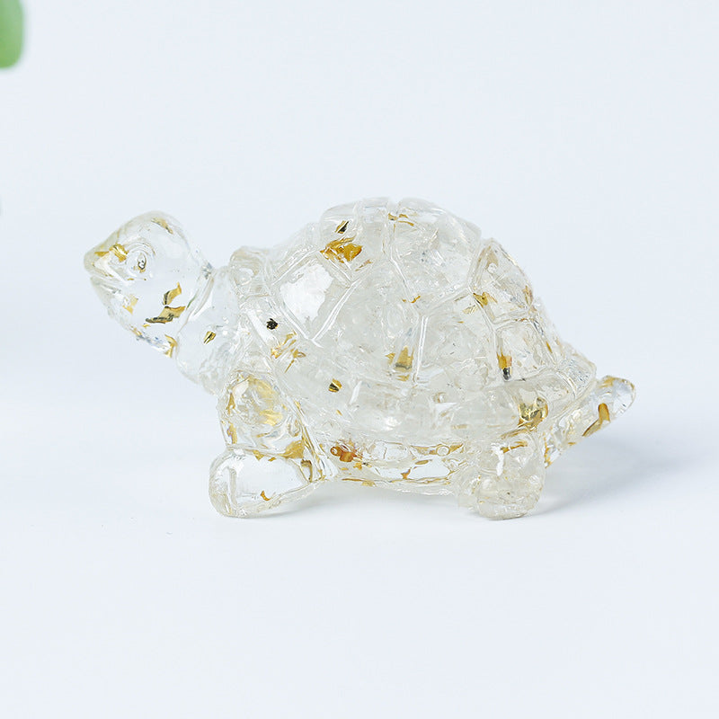 Olivenorma Crystal Gravel Glue Little Turtle Gemstone Decoration - image 9