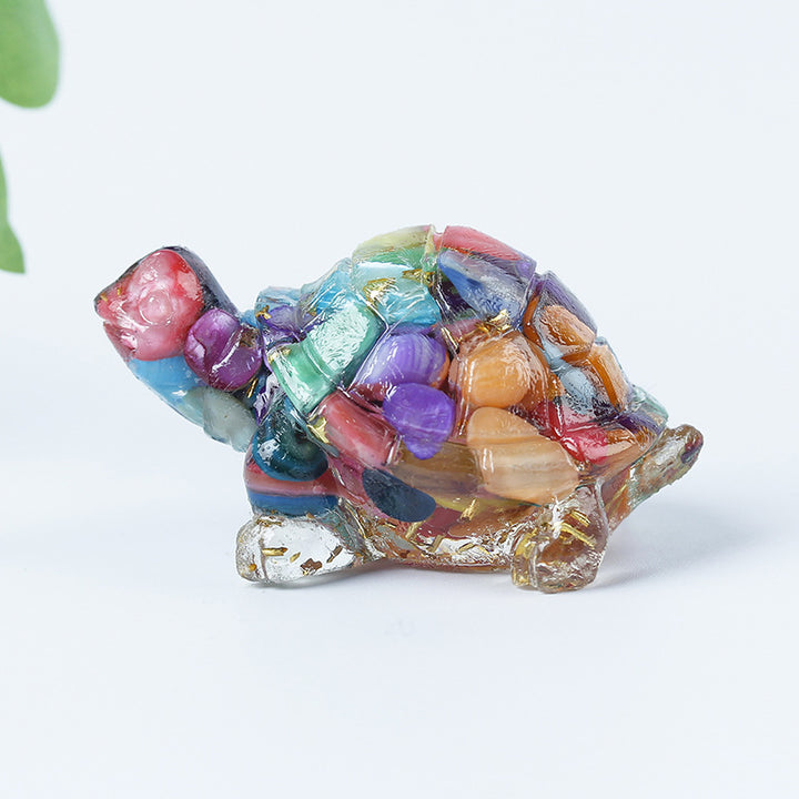Olivenorma Crystal Gravel Glue Little Turtle Gemstone Decoration - image 13