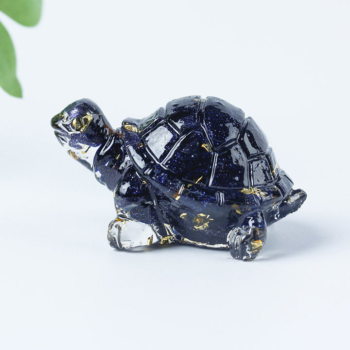 Olivenorma Crystal Gravel Glue Little Turtle Gemstone Decoration