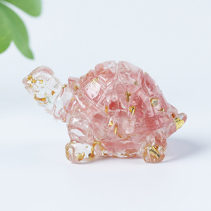 Olivenorma Crystal Gravel Glue Little Turtle Gemstone Decoration