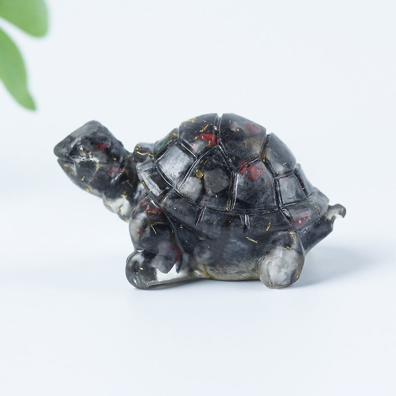 Olivenorma Crystal Gravel Glue Little Turtle Gemstone Decoration