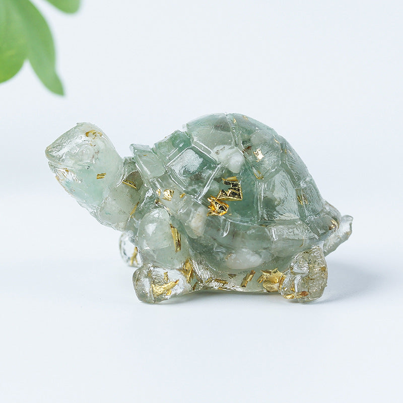 Olivenorma Crystal Gravel Glue Little Turtle Gemstone Decoration