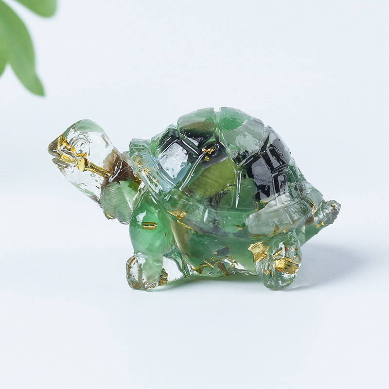 Olivenorma Crystal Gravel Glue Little Turtle Gemstone Decoration