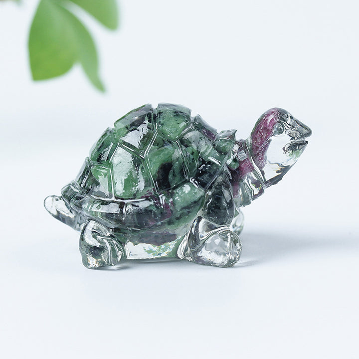 Olivenorma Crystal Gravel Glue Little Turtle Gemstone Decoration - image 61
