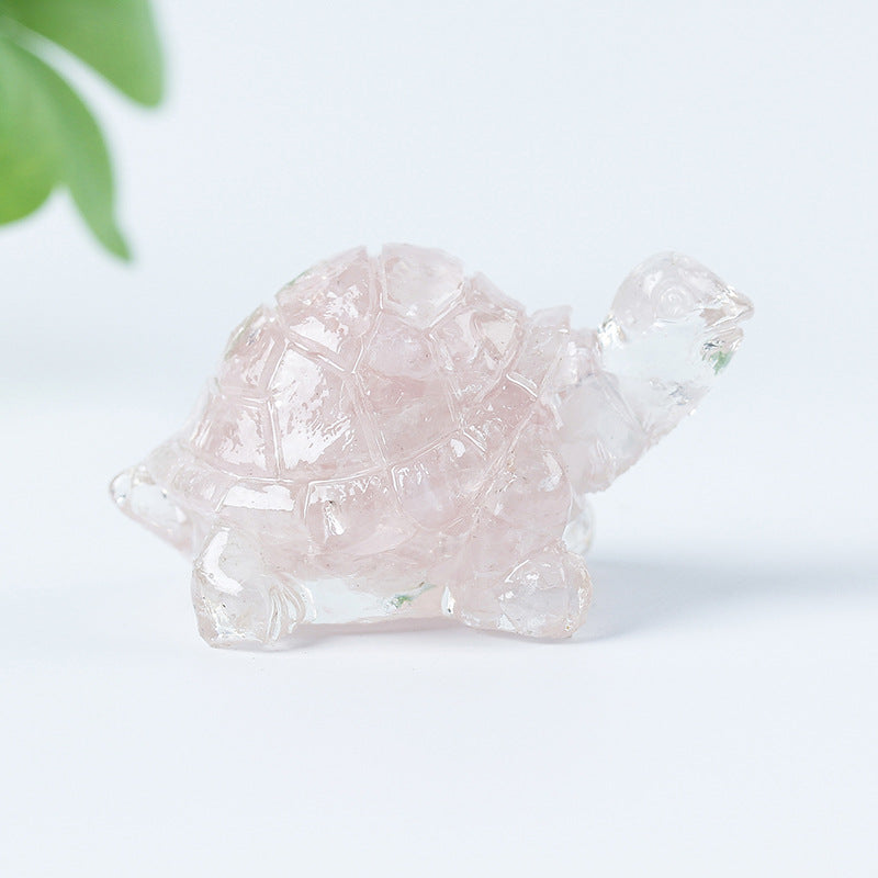 Olivenorma Crystal Gravel Glue Little Turtle Gemstone Decoration