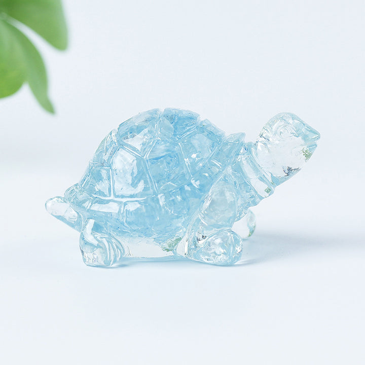 Olivenorma Crystal Gravel Glue Little Turtle Gemstone Decoration