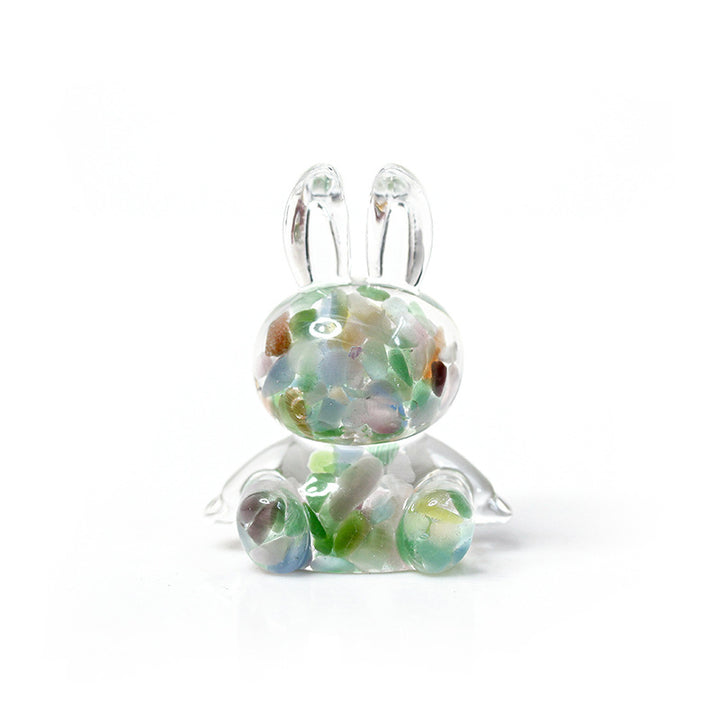Olivenorma Crystal Glue Rabbit Desktop Ornament Gemstone Decoration - image 2