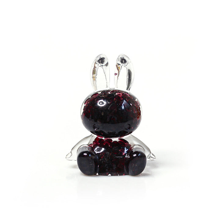 Olivenorma Crystal Glue Rabbit Desktop Ornament Gemstone Decoration - image 8