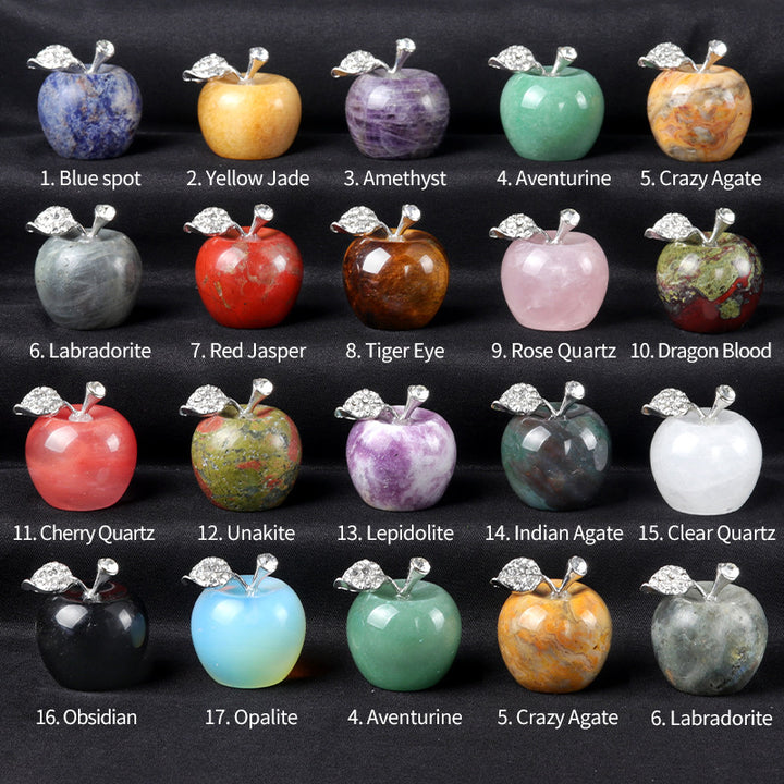 Olivenorma Small Crystal Apple Home Gemstone Decoration - image 33