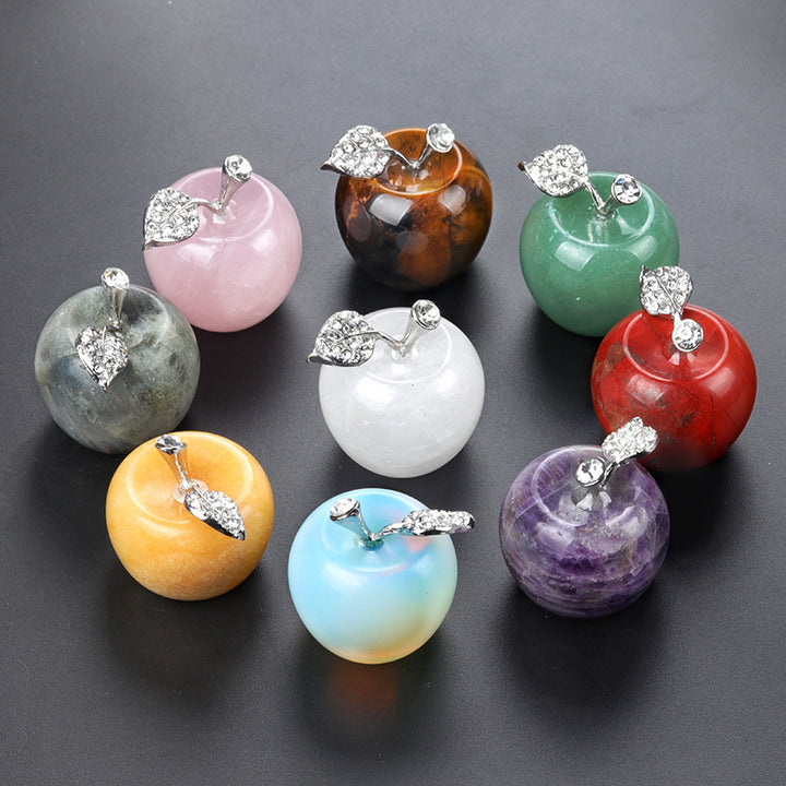 Olivenorma Small Crystal Apple Home Gemstone Decoration - image 35