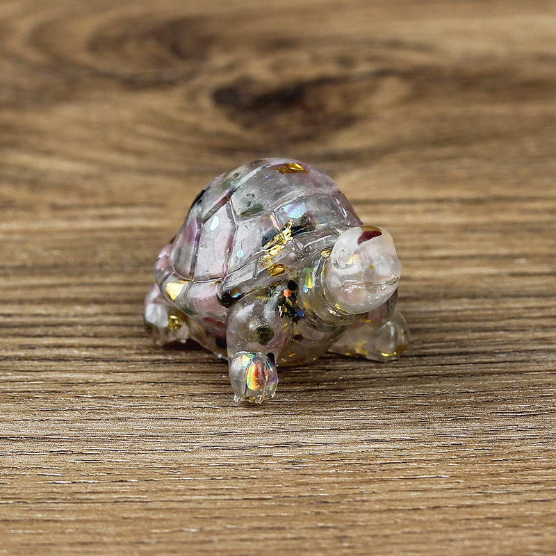 Olivenorma Cute Little Turtle Ornament Gemstone Decoration - image 21