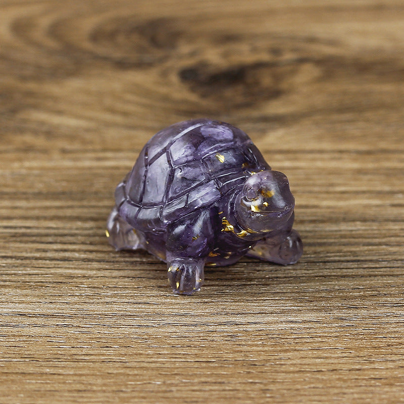 Olivenorma Cute Little Turtle Ornament Gemstone Decoration - image 23