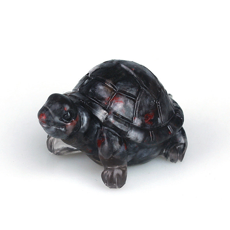 Olivenorma Cute Little Turtle Ornament Gemstone Decoration - image 38