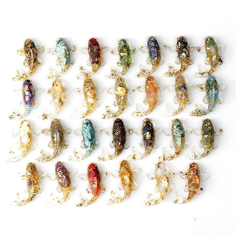 Olivenorma Creative Artificial Fish Ornaments Gemstone Decoration - image 38