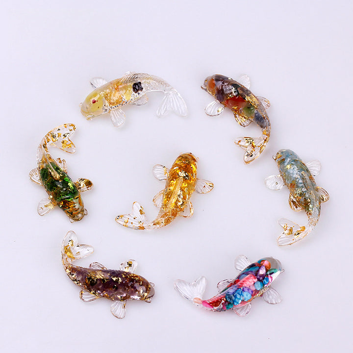 Olivenorma Creative Artificial Fish Ornaments Gemstone Decoration - image 39