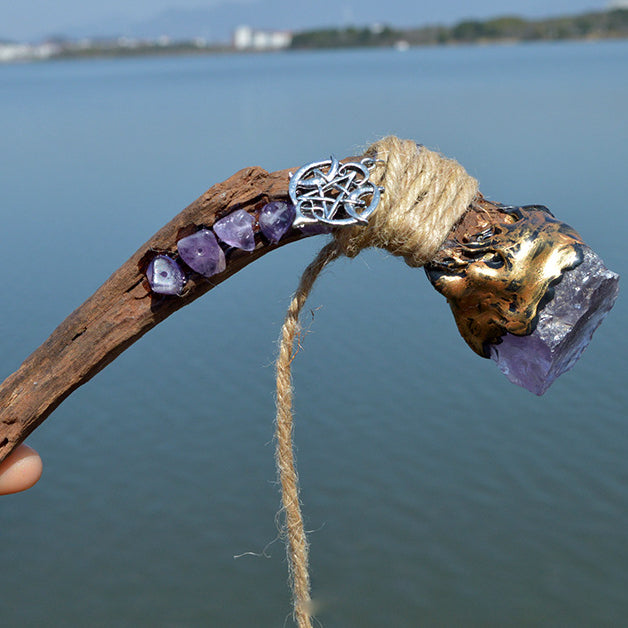 Olivenorma Weird Branches Celtic Knot Accessories Witch Crystal Wands