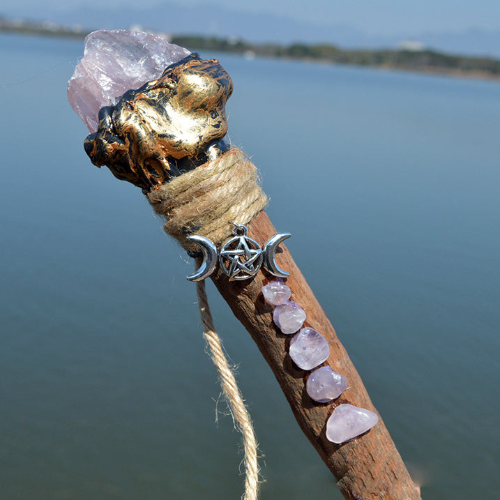 Olivenorma Weird Branches Celtic Knot Accessories Witch Crystal Wands