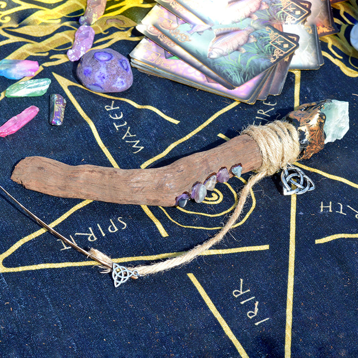 Olivenorma Weird Branches Celtic Knot Accessories Witch Crystal Wands