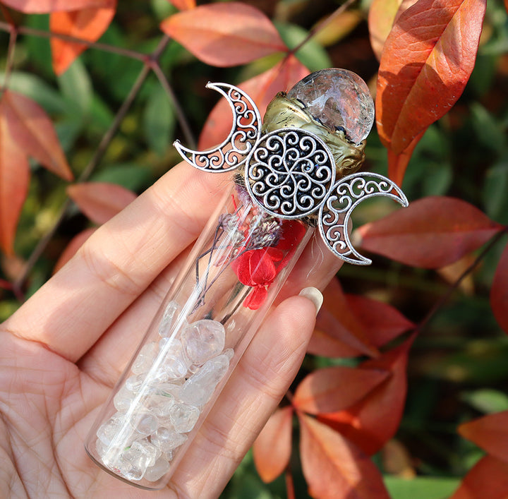 Olivenorma Natural Crystal Gravel Witch Energy Crystal Bottle