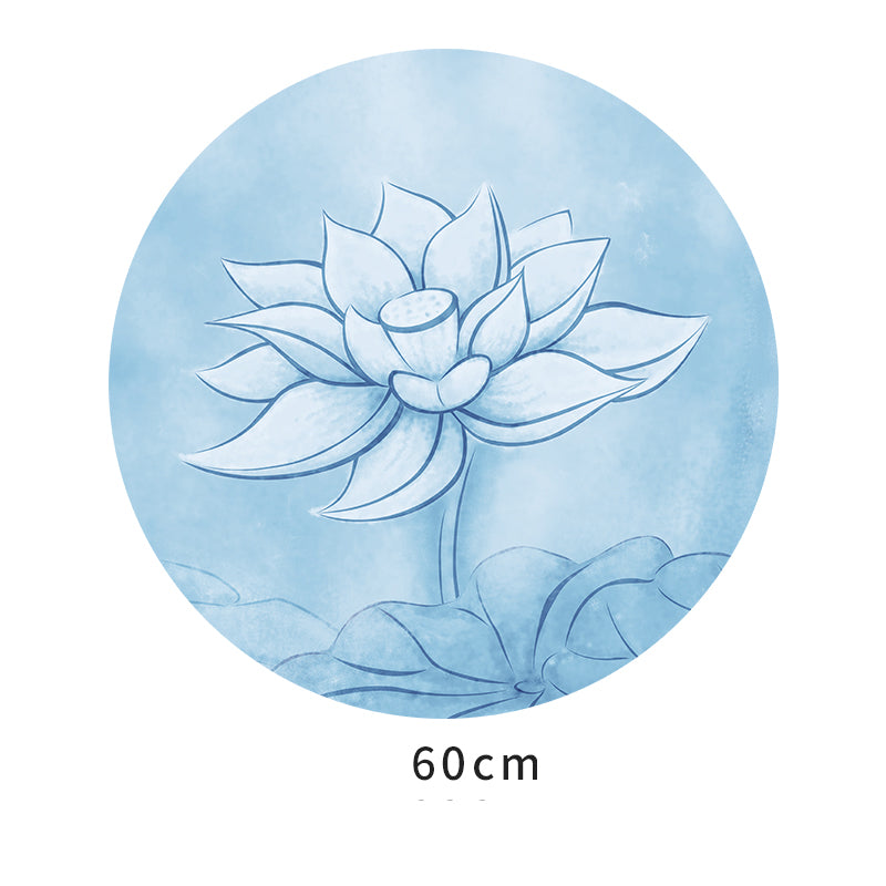 Olivenorma "Om Sea of Flowers" Round 60cm Meditation Yoga Mat