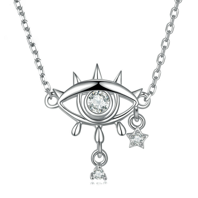 Olivenorma Sterling Silver Tears Of Evil Eye Pendant Necklace - image 7