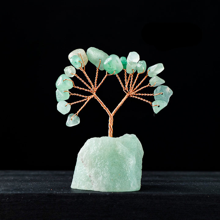 Olivenorma Natural Colorful Crystal Gravel Feng Shui Tree