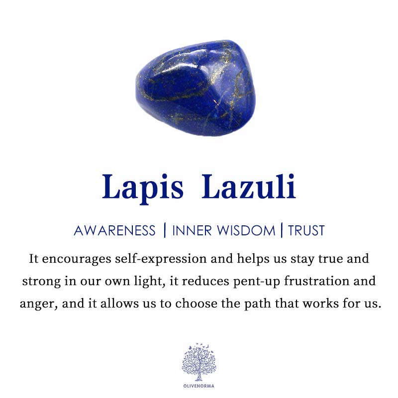 Olivenorma Lapis Lazuli Orgone Necklace