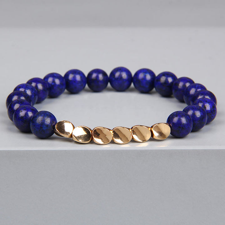 Olivenorma Natural Crystal Alloy Button Beads Bracelet