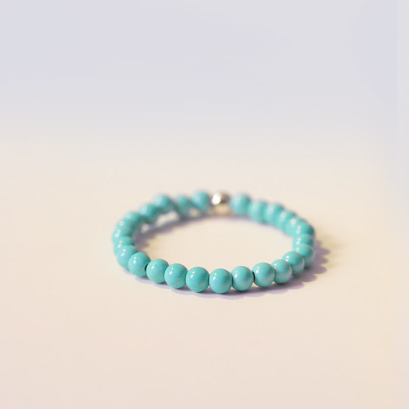 Olivenorma Extra Fine 2mm Small Turquoise Bead Ring - Turquoise - image 0