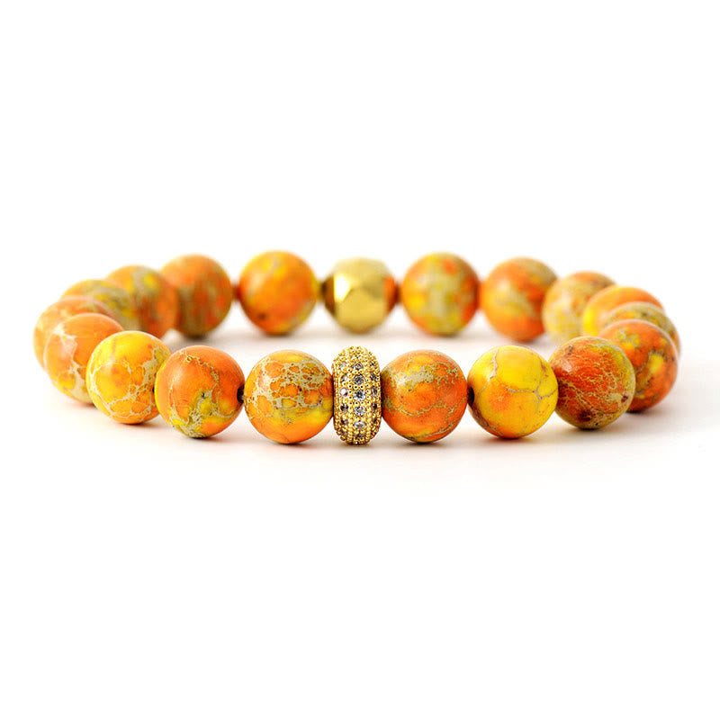 Olivenorma Emperor Stone Stretch Lucky Bracelet