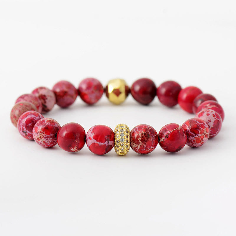 Olivenorma Emperor Stone Stretch Lucky Bracelet