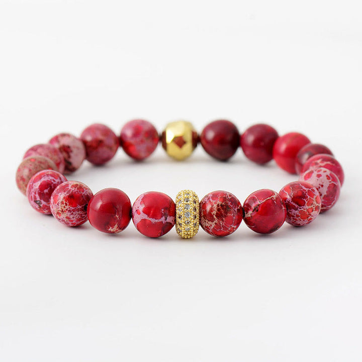 Olivenorma Emperor Stone Stretch Lucky Bracelet