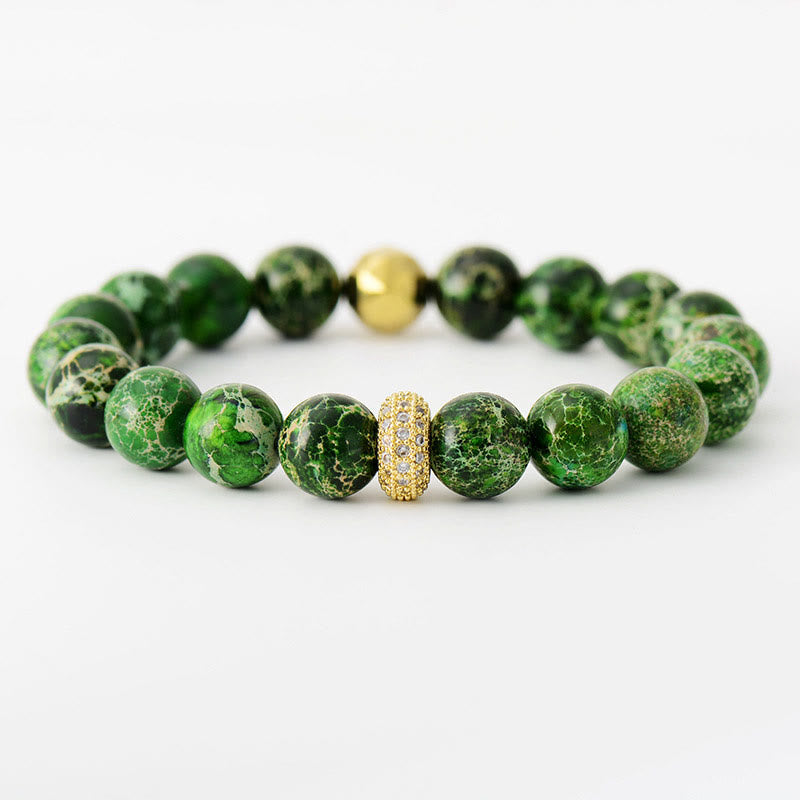 Olivenorma Emperor Stone Stretch Lucky Bracelet