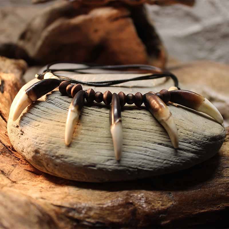 FREE Today: "Nature's Protection" Large Real Wolf Teeth Necklace - image 8