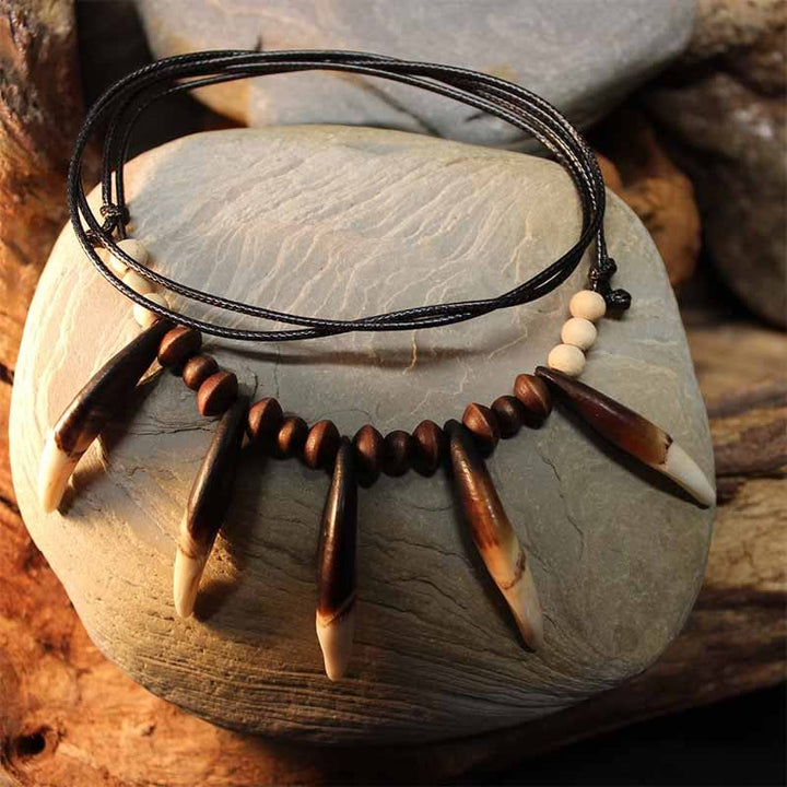 FREE Today: "Nature's Protection" Large Real Wolf Teeth Necklace - image 7